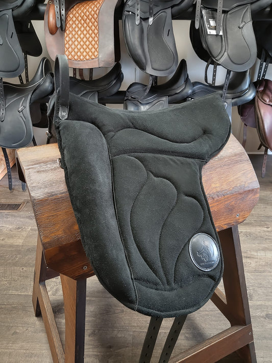 🐎 CAS Equestrian Luxury Suede Bareback Pad black
