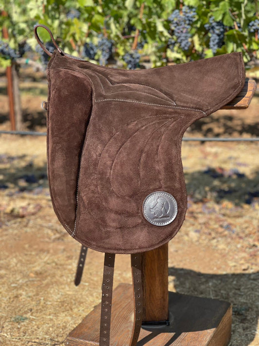 🐎 CAS Equestrian Luxury Suede Bareback Pad africano
