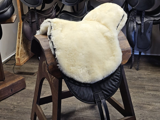 🐴 CAS Equestrian Sheepskin Bareback Pad no kneeblocks